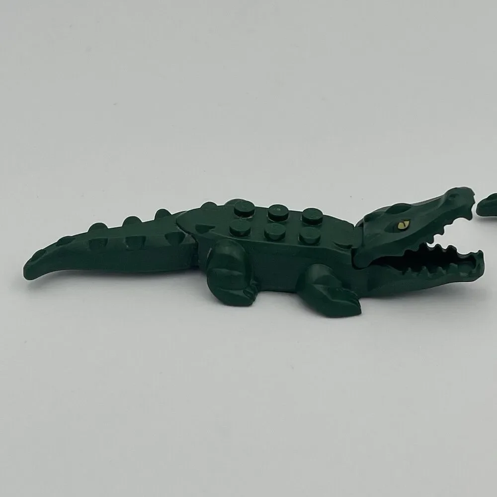 LEGO Alligator / Crocodile Dark Green Minifigure Bundle Lot